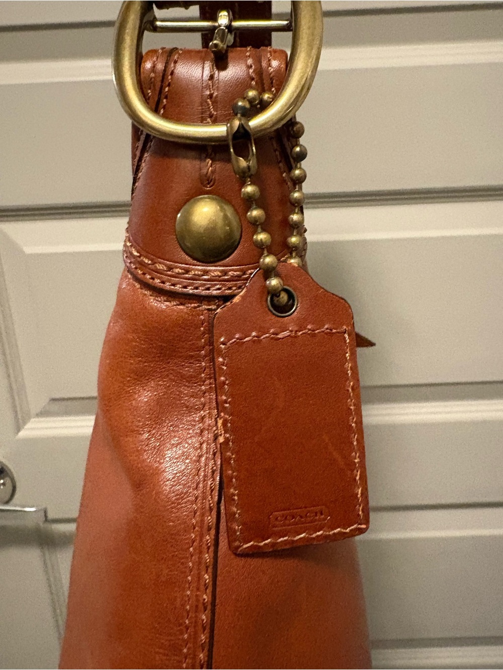 Coach EUC Y2K 2008 Bleecker Duffle 11422 in Cognac/Whiskey - Picture 11 of 11
